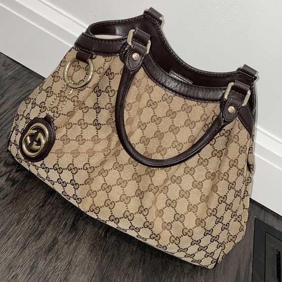 Gucci Monogram Medium Sukey Tote - Picture 6 of 9